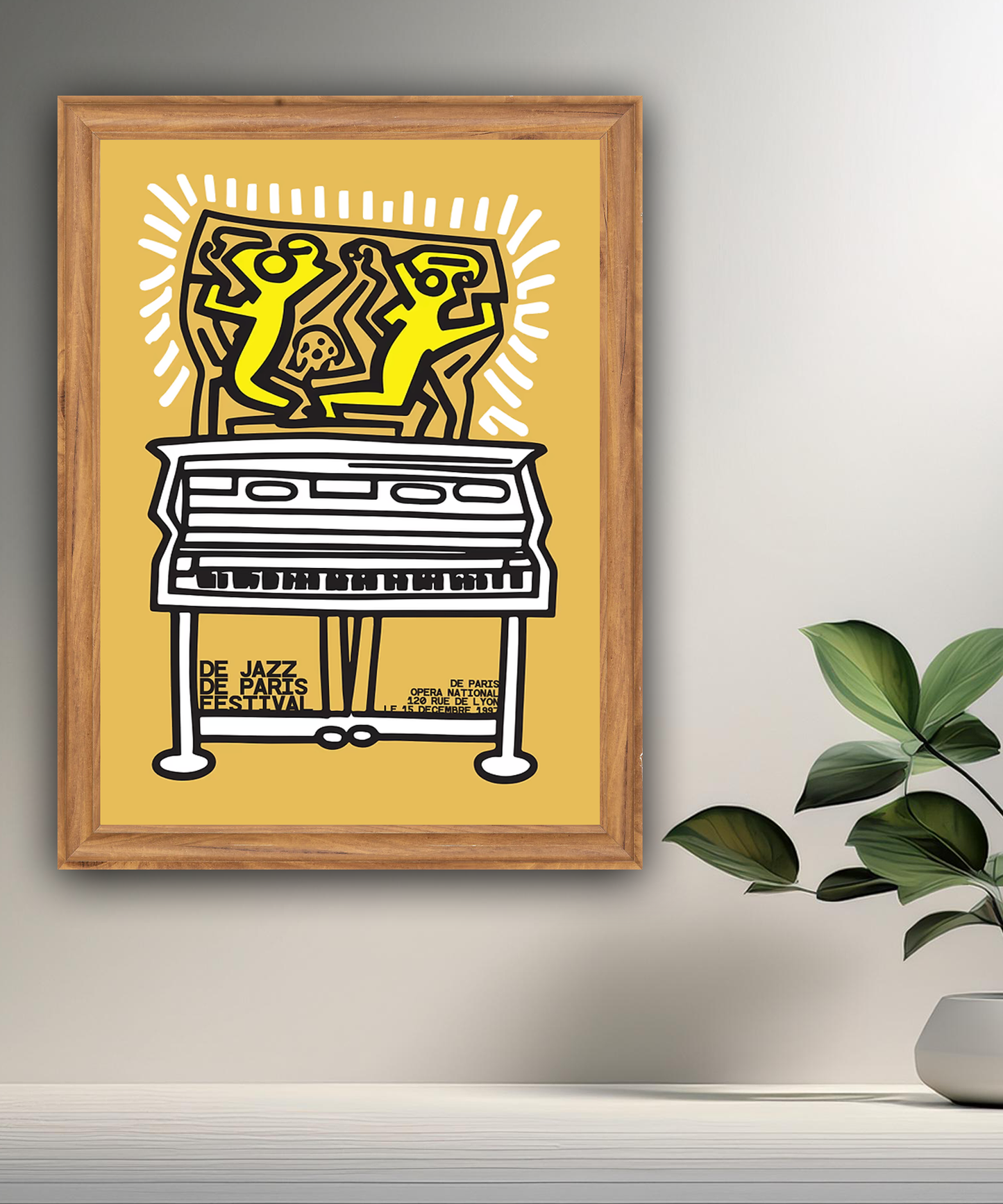 Cadre photo Keith Haring