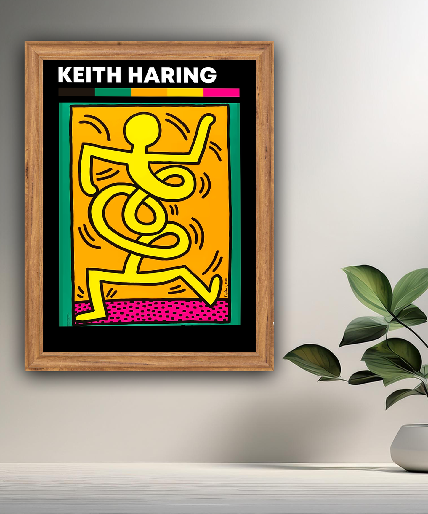 Cadre photo Keith Haring