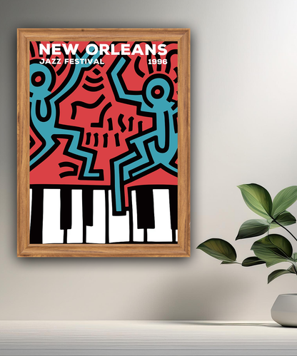 Cadre photo Keith Haring