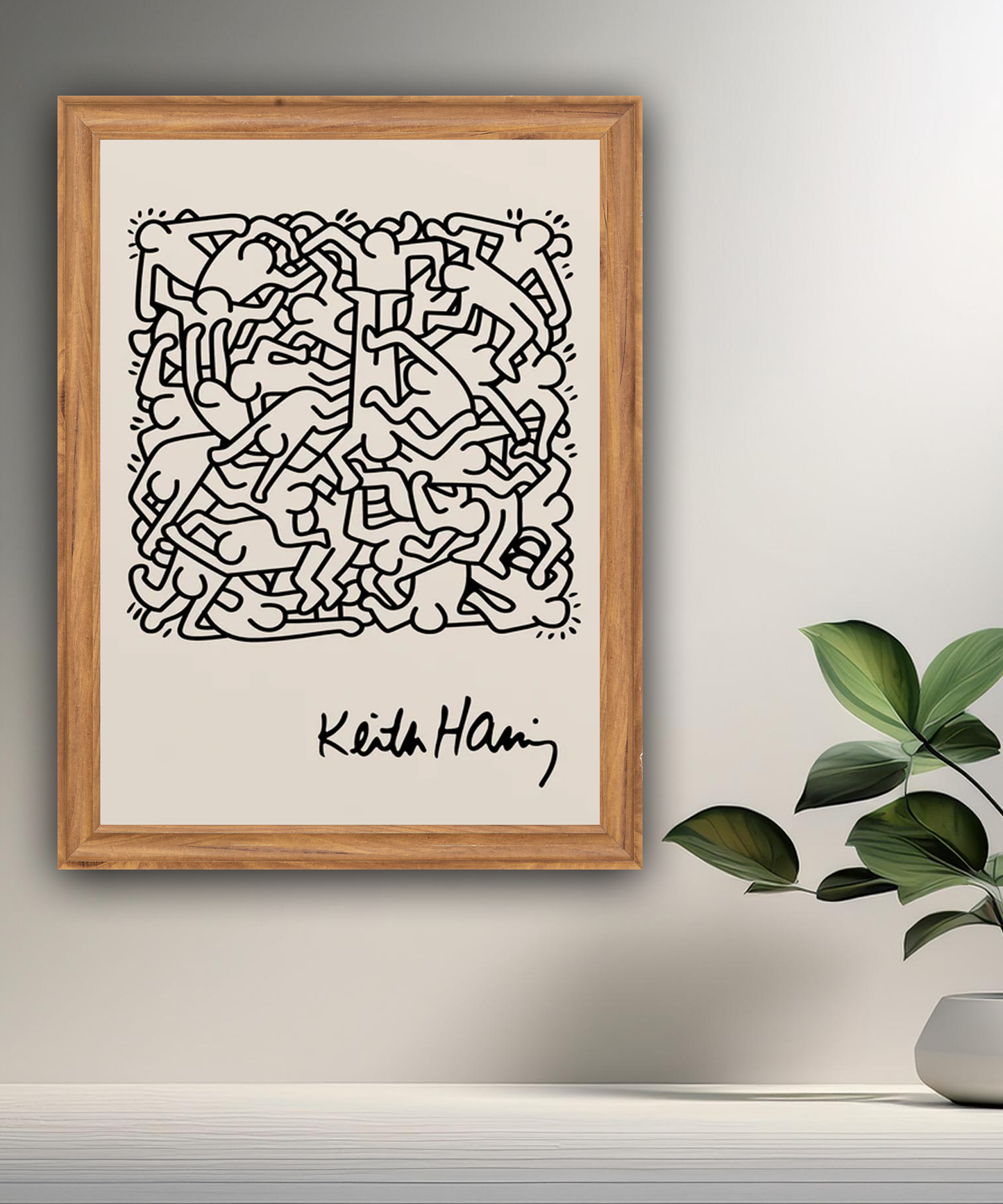 Cadre photo Keith Haring