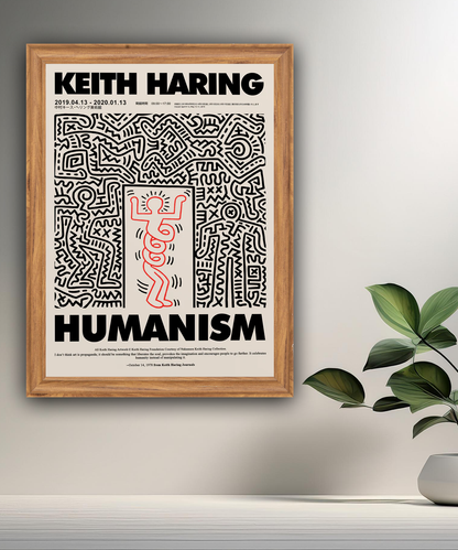 Cadre photo Keith Haring