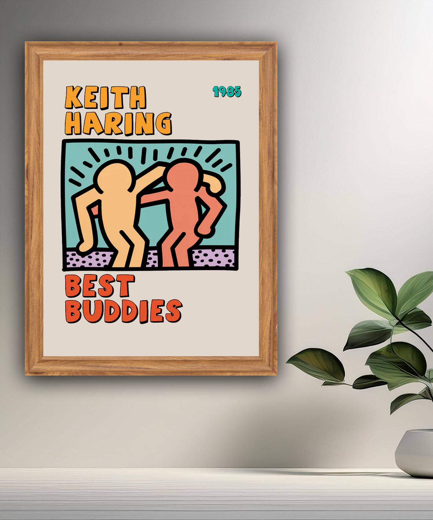 Cadre photo Keith Haring