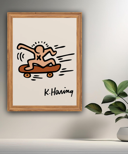 Cadre photo Keith Haring
