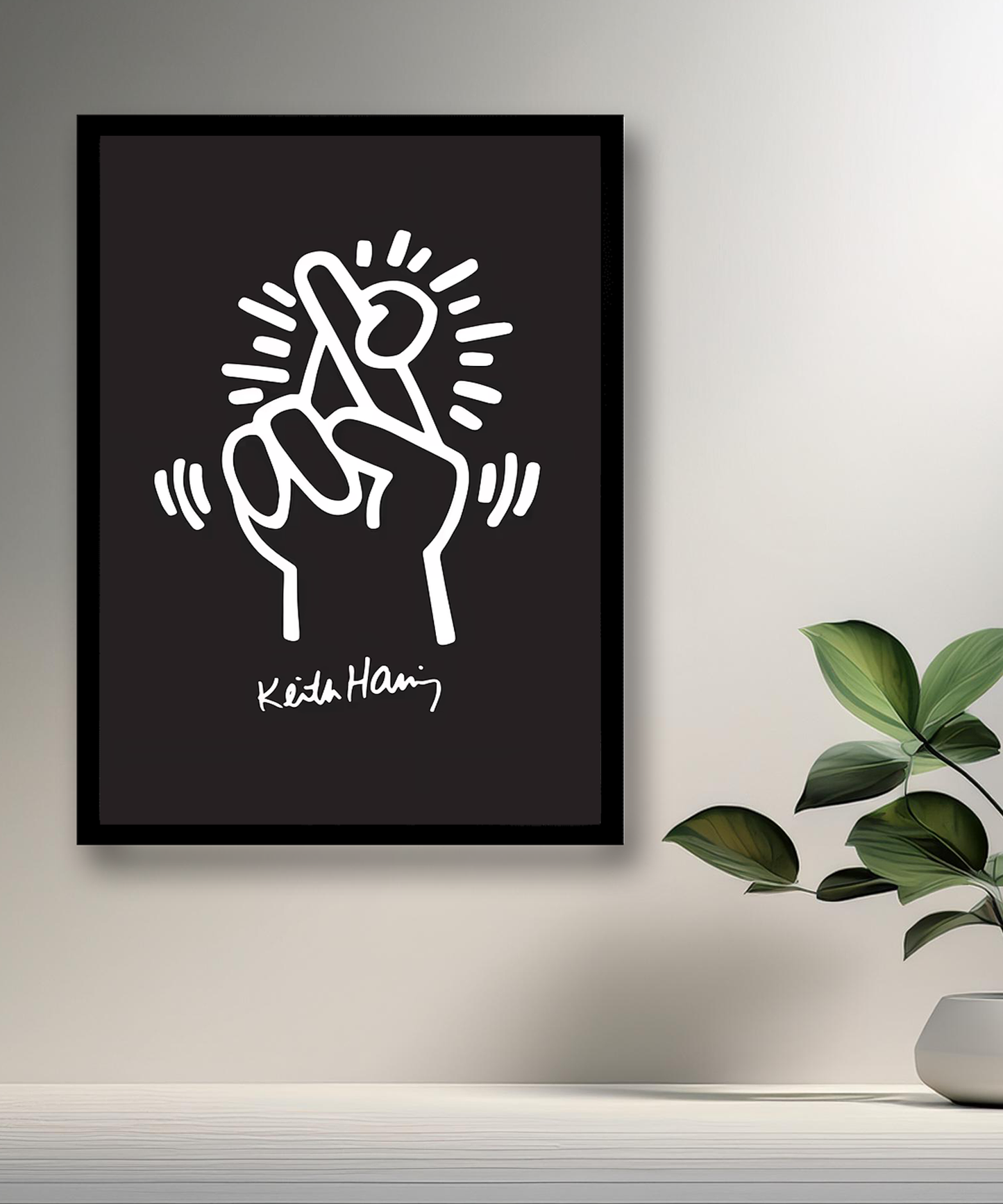 Cadre photo Keith Haring