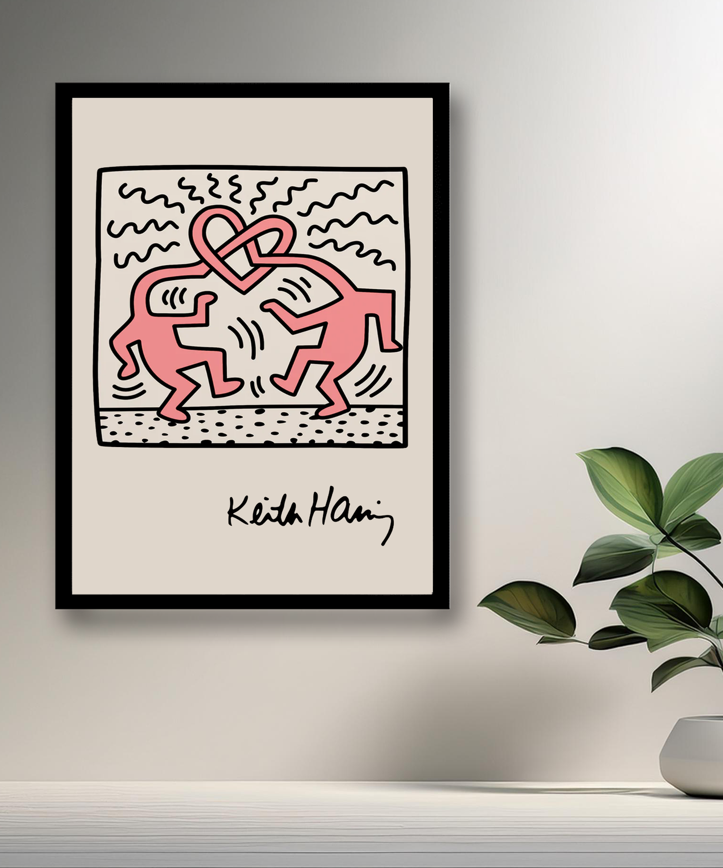 Cadre photo Keith Haring