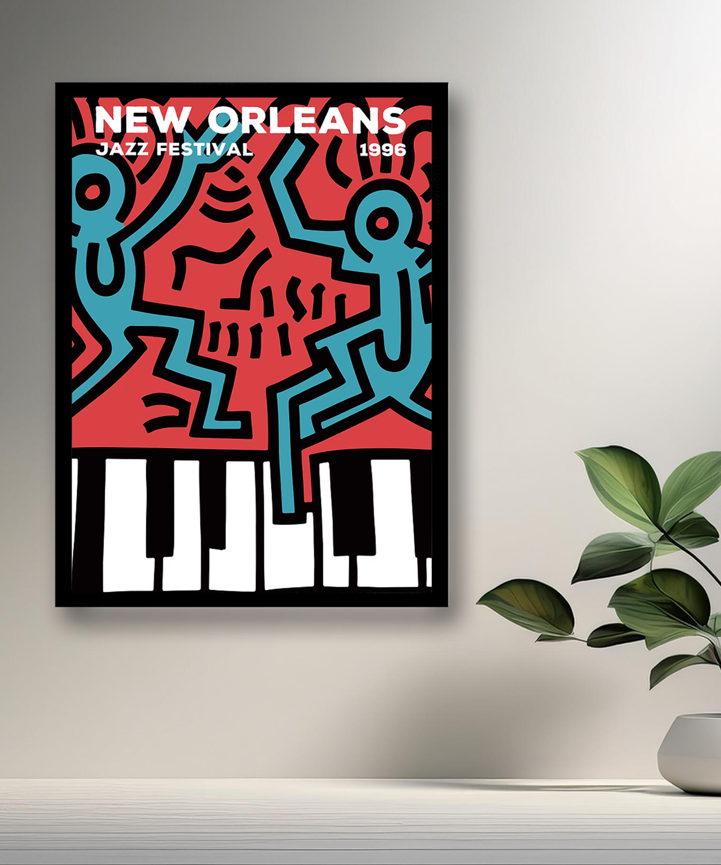 Cadre photo Keith Haring