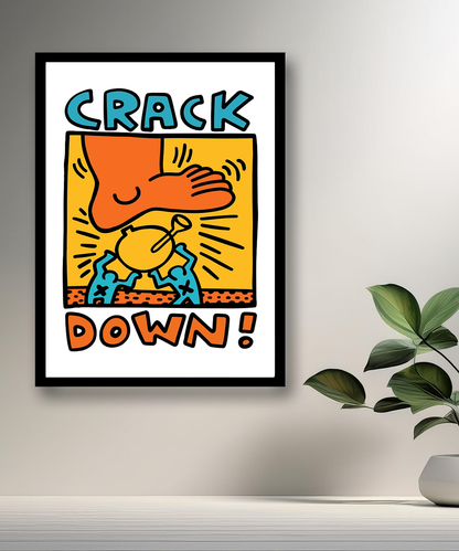Cadre photo Keith Haring