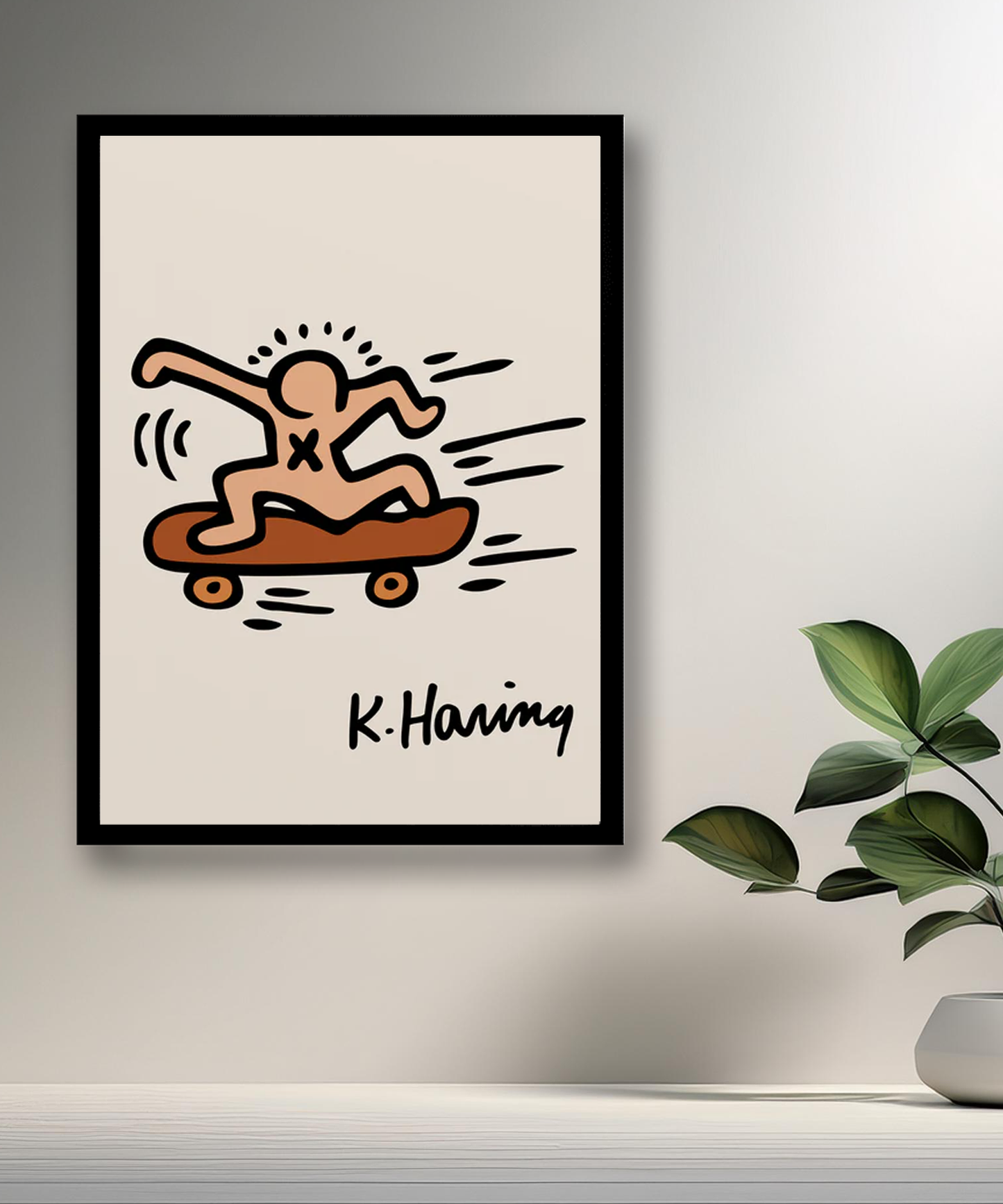 Cadre photo Keith Haring