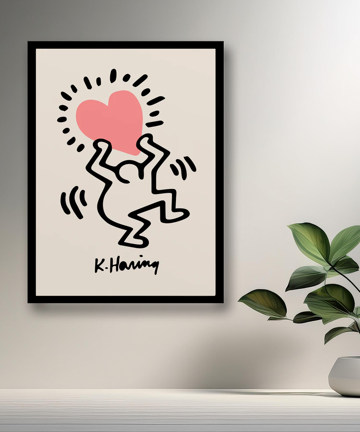 Cadre photo Keith Haring
