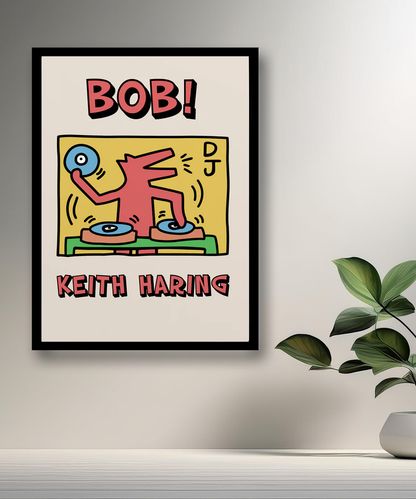 Cadre photo Keith Haring