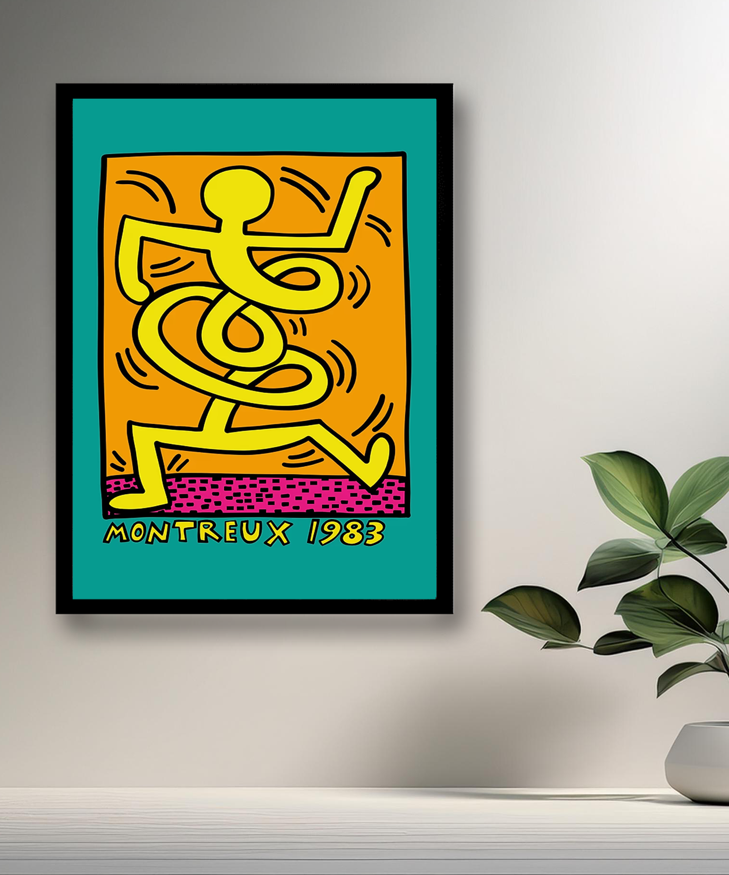 Cadre photo Keith Haring