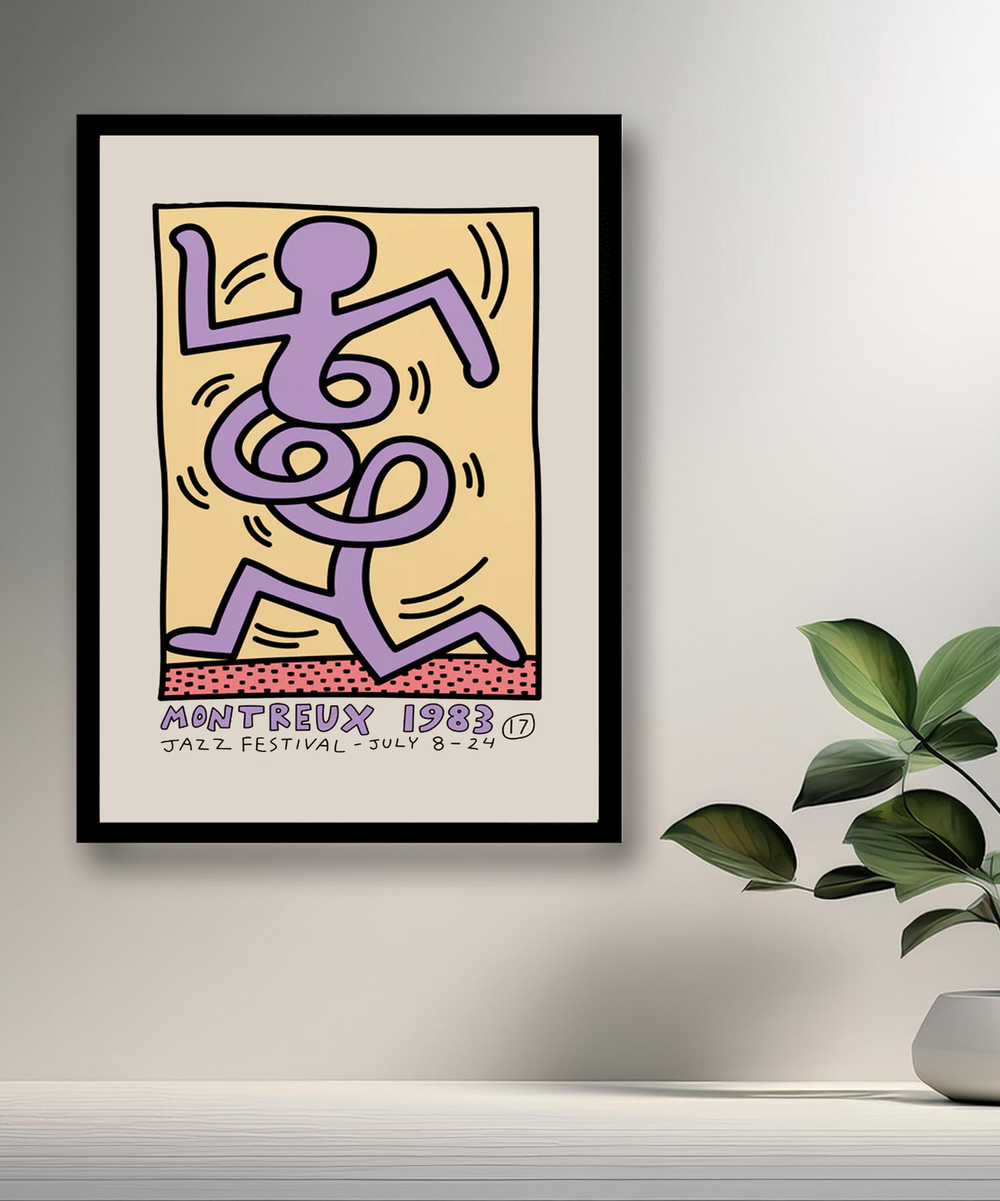 Cadre photo Keith Haring