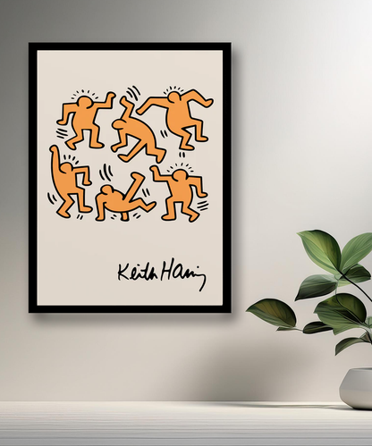 Cadre photo Keith Haring