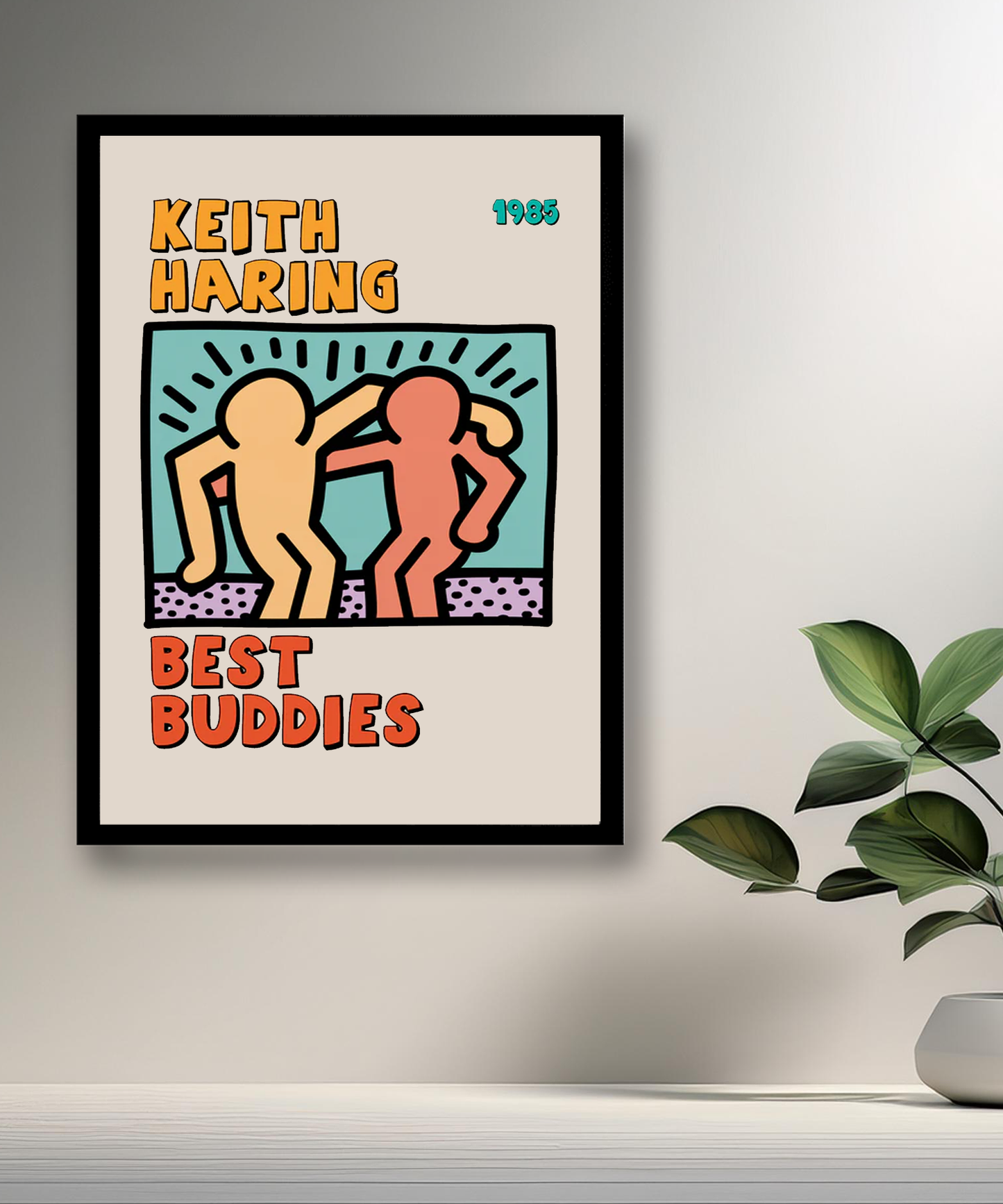 Cadre photo Keith Haring