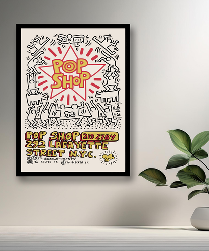 Cadre photo Keith Haring