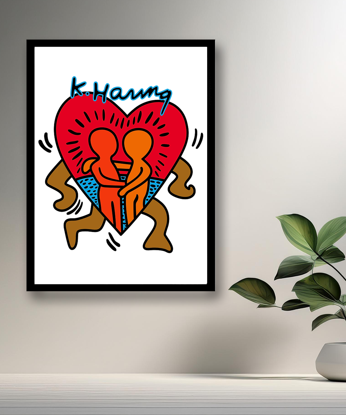 Cadre photo Keith Haring