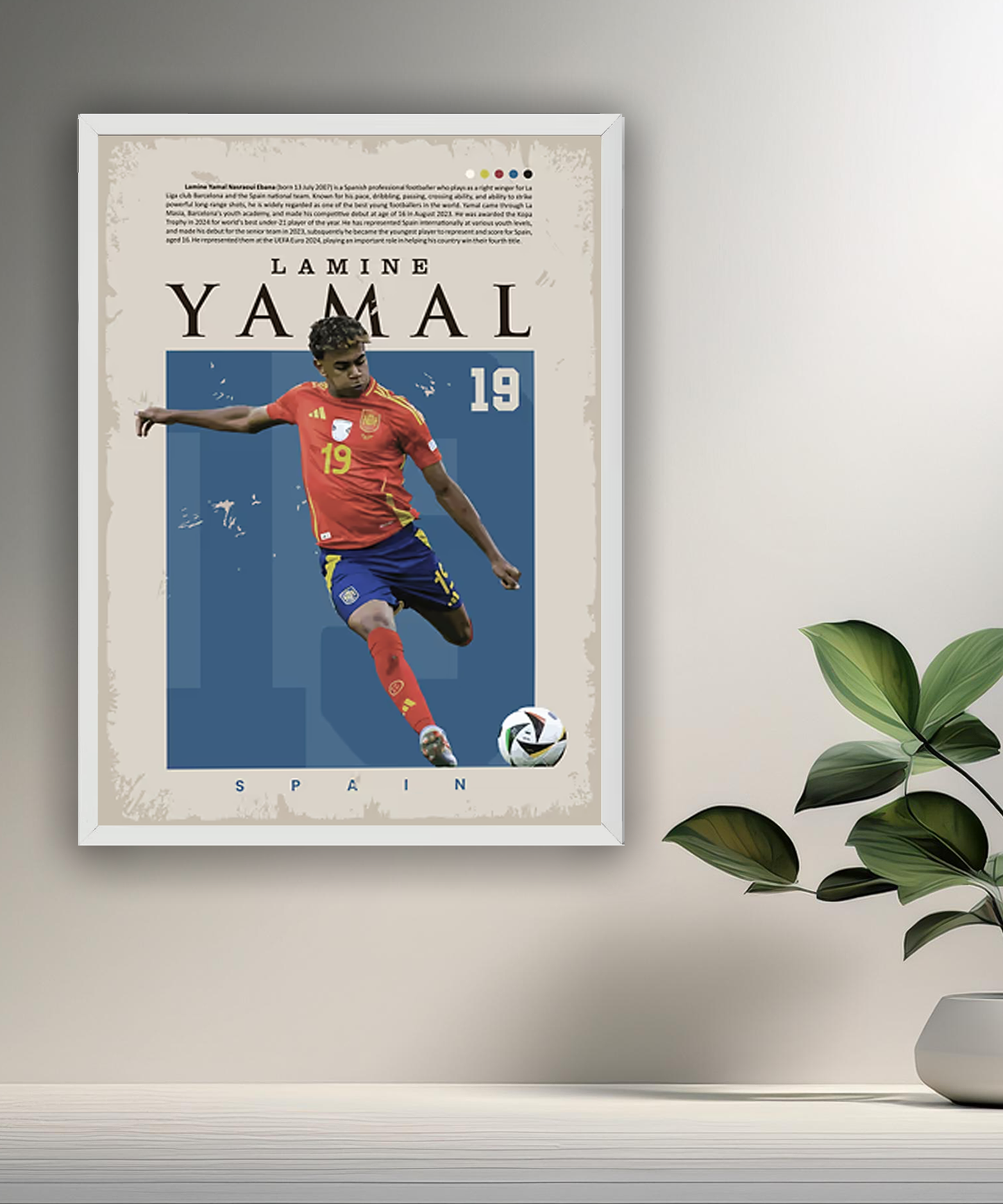 Cadre photo de Lamine Yamal