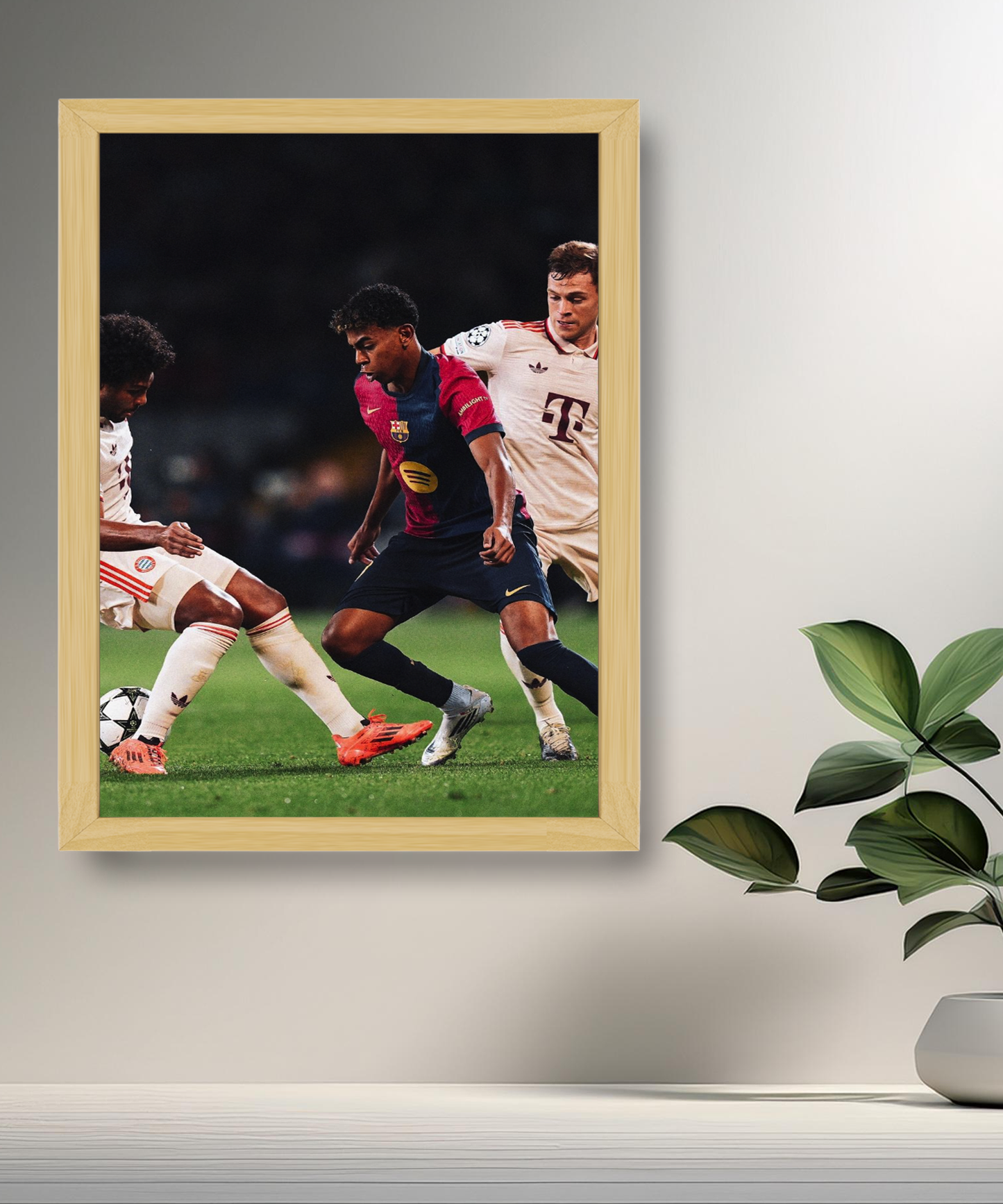 Cadre photo de Lamine Yamal vs Bayern Munich