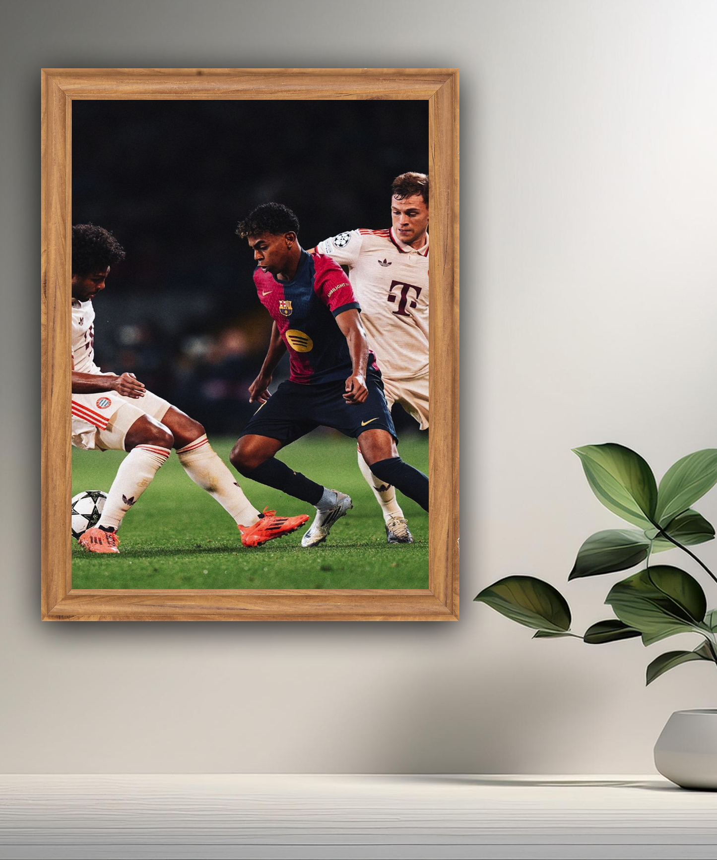 Cadre photo de Lamine Yamal vs Bayern Munich