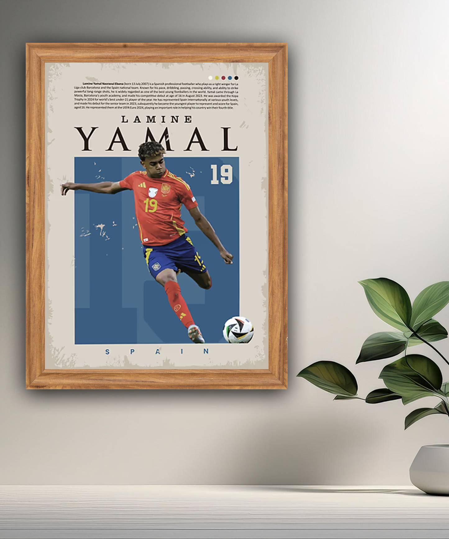 Cadre photo de Lamine Yamal