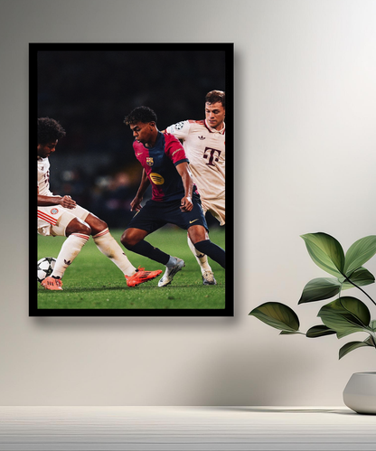 Cadre photo de Lamine Yamal vs Bayern Munich