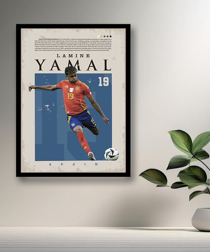 Cadre photo de Lamine Yamal