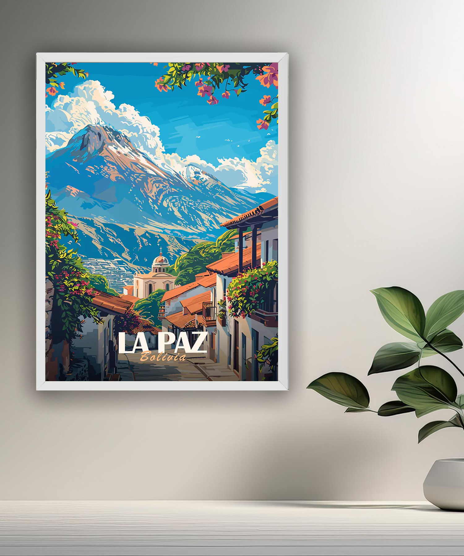 Cadre photo La Paz Bolivia