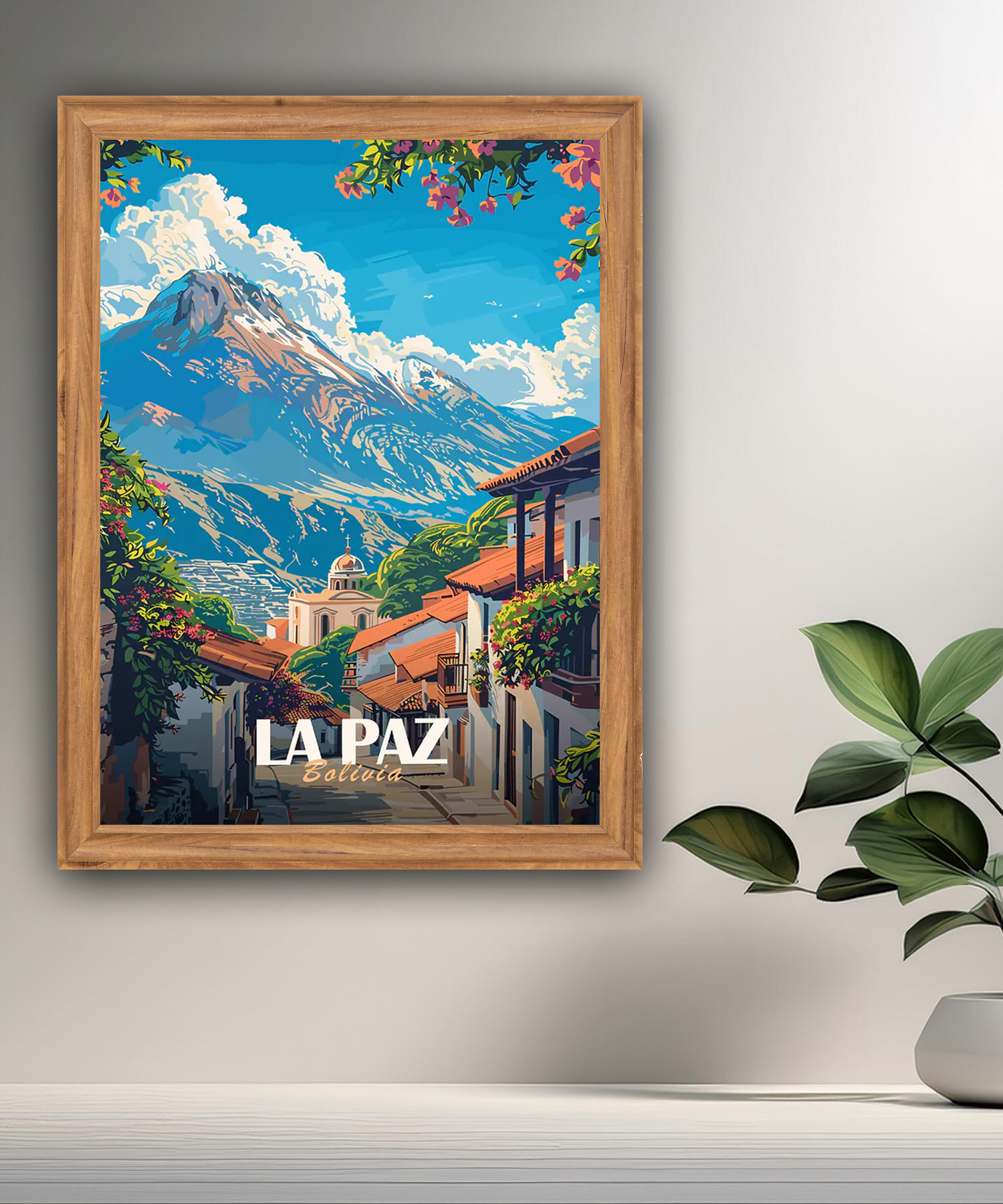 Cadre photo La Paz Bolivia