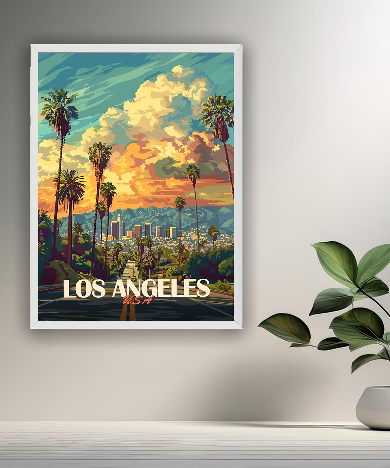Cadre photo Los Angeles USA