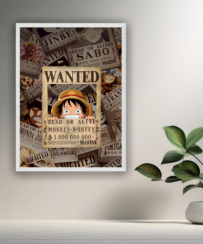 Cadre photo Luffy One Piece