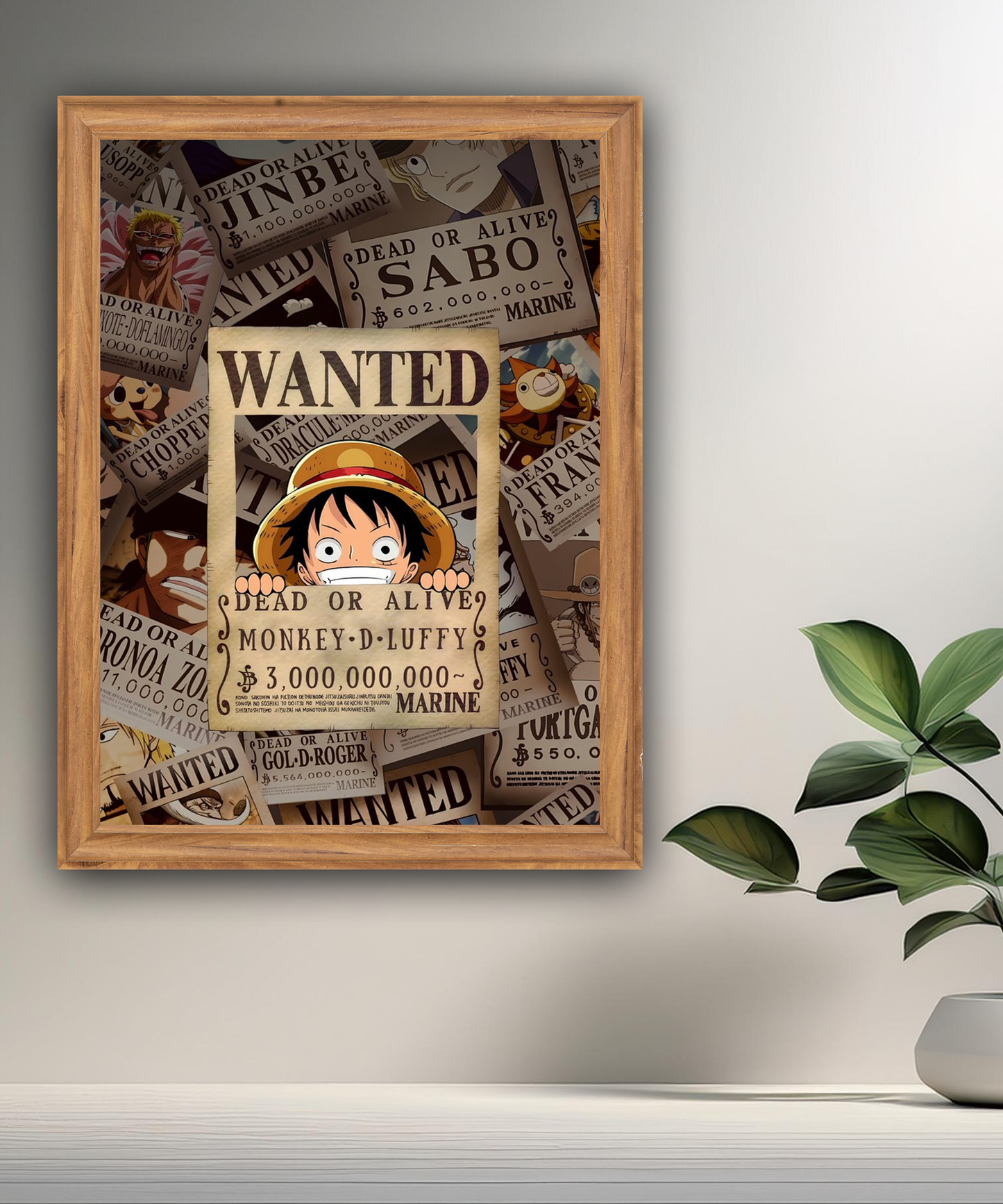 Cadre photo Luffy One Piece