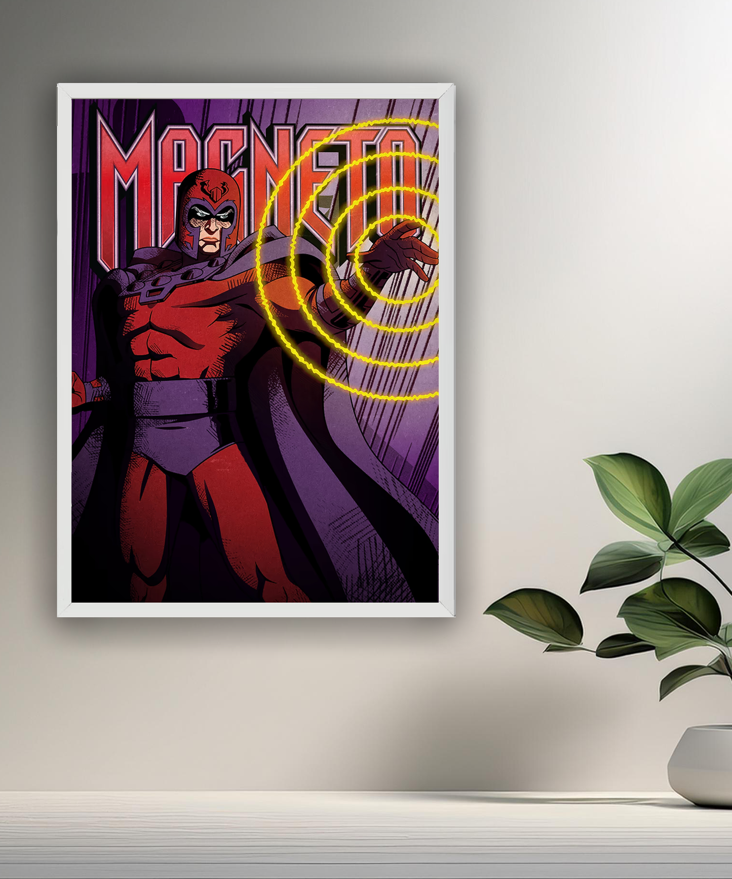 Cadre photo Magneto Marvel