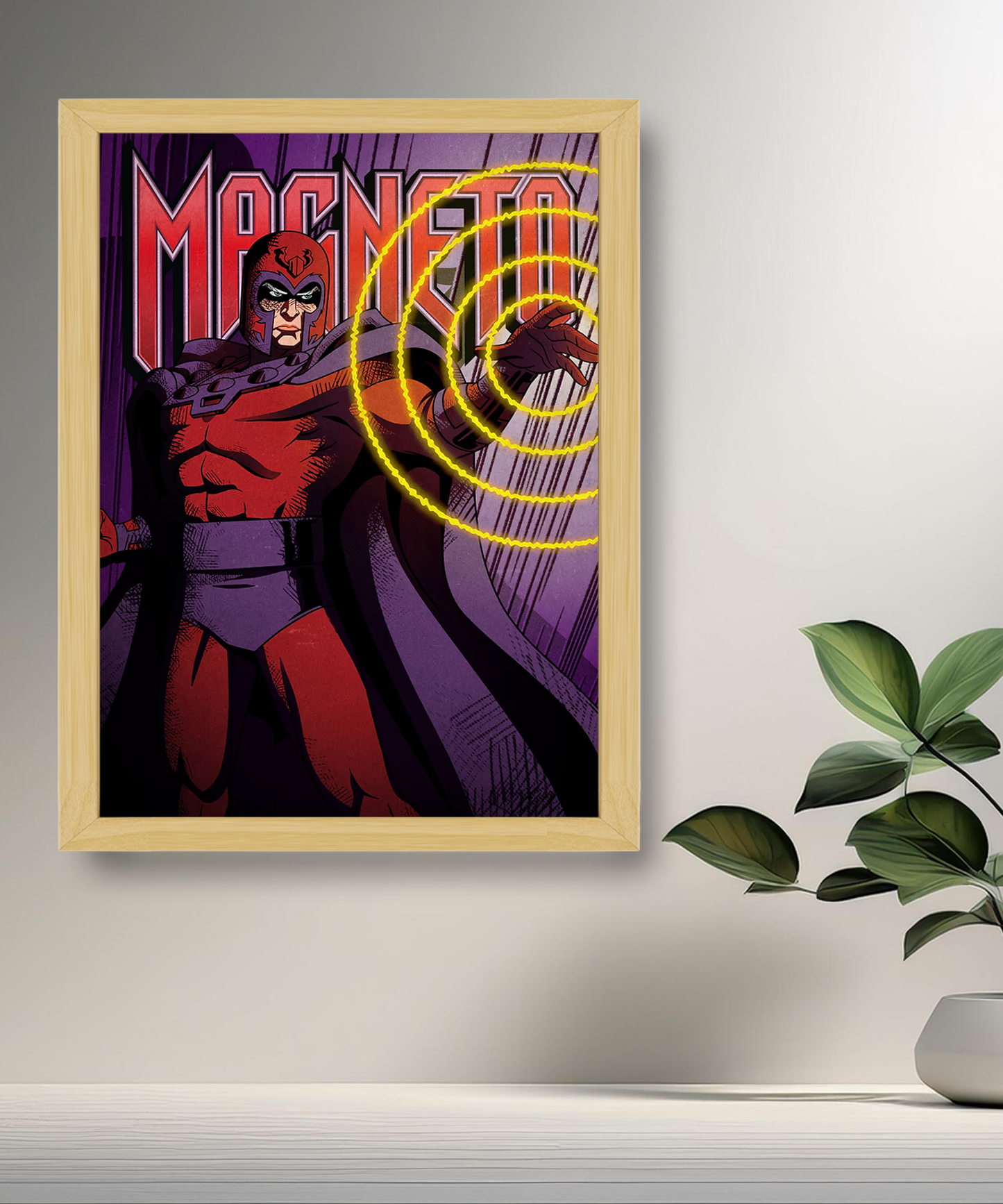 Cadre photo Magneto Marvel