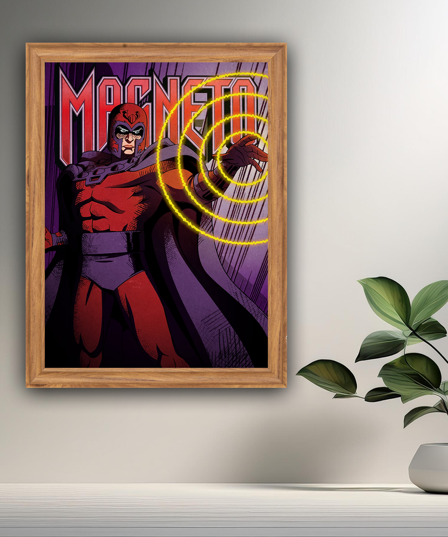 Cadre photo Magneto Marvel