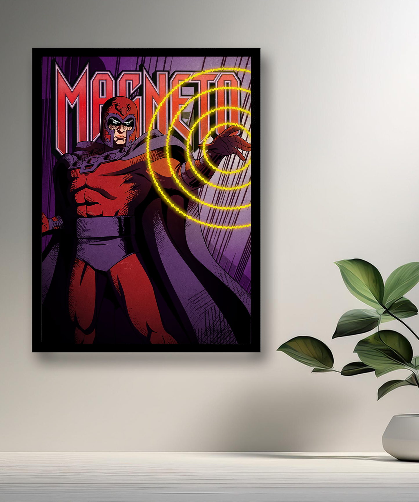 Cadre photo Magneto Marvel