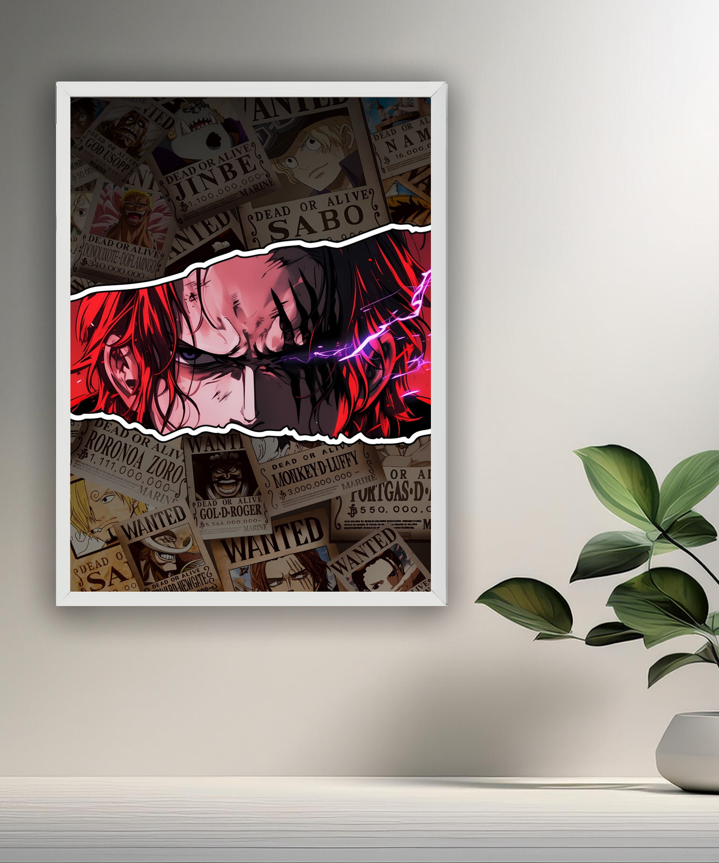 Cadre photo Shanks One Piece