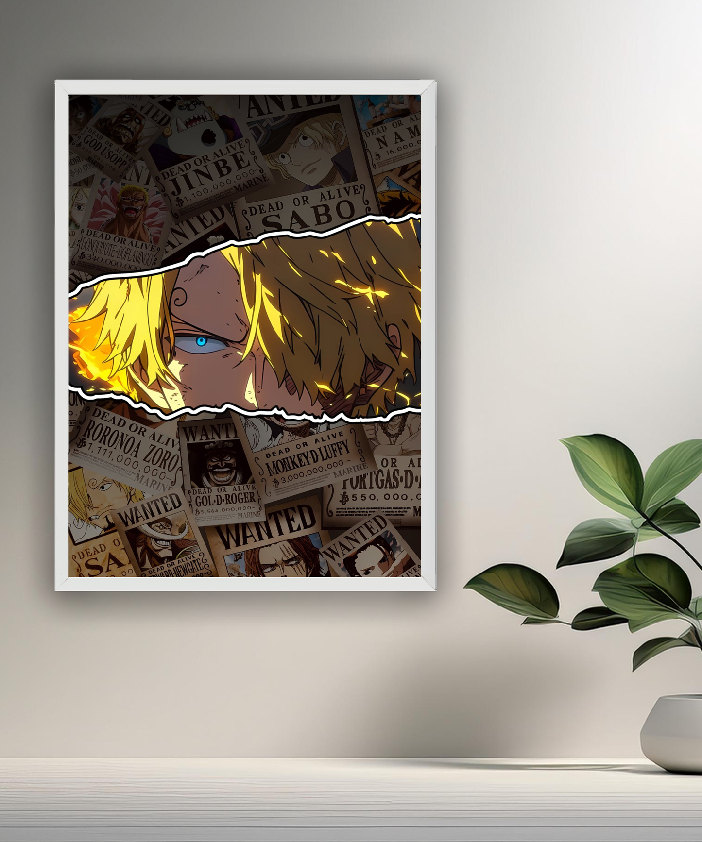 Cadre photo Sanji One Piece