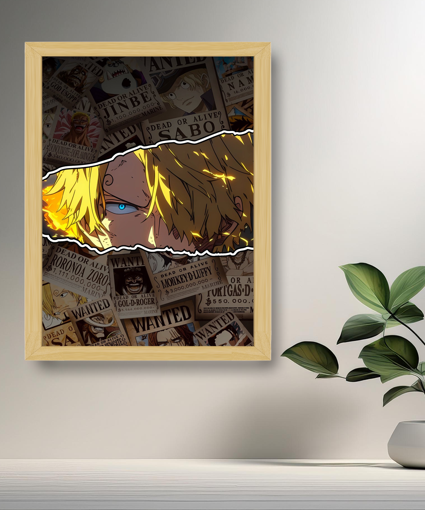 Cadre photo Sanji One Piece