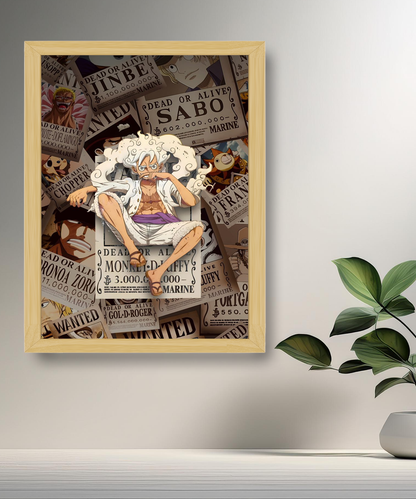 Cadre photo Luffy One Piece Gear