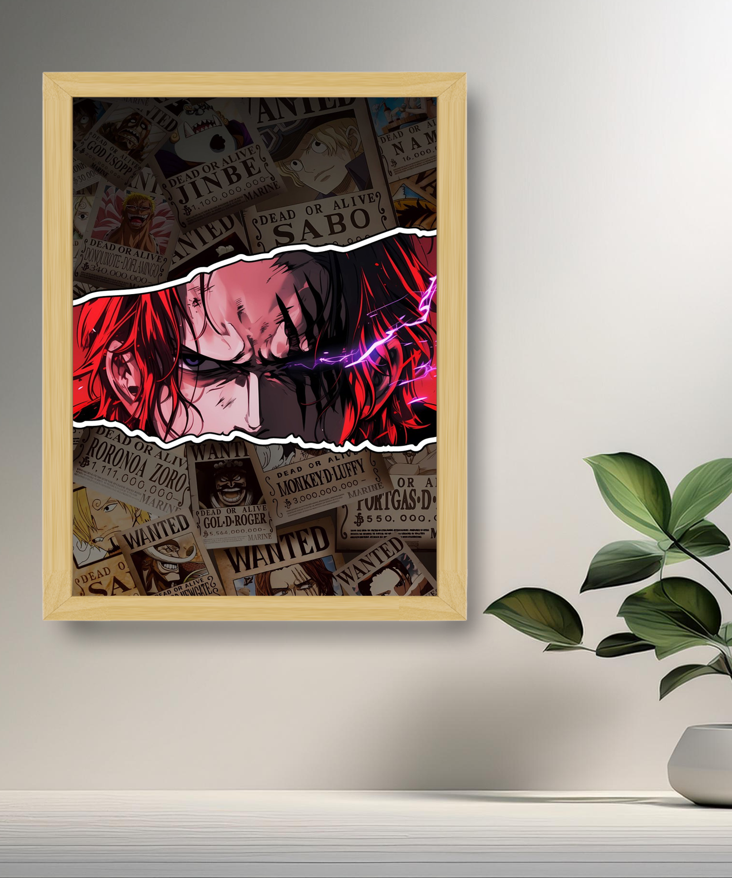 Cadre photo Shanks One Piece