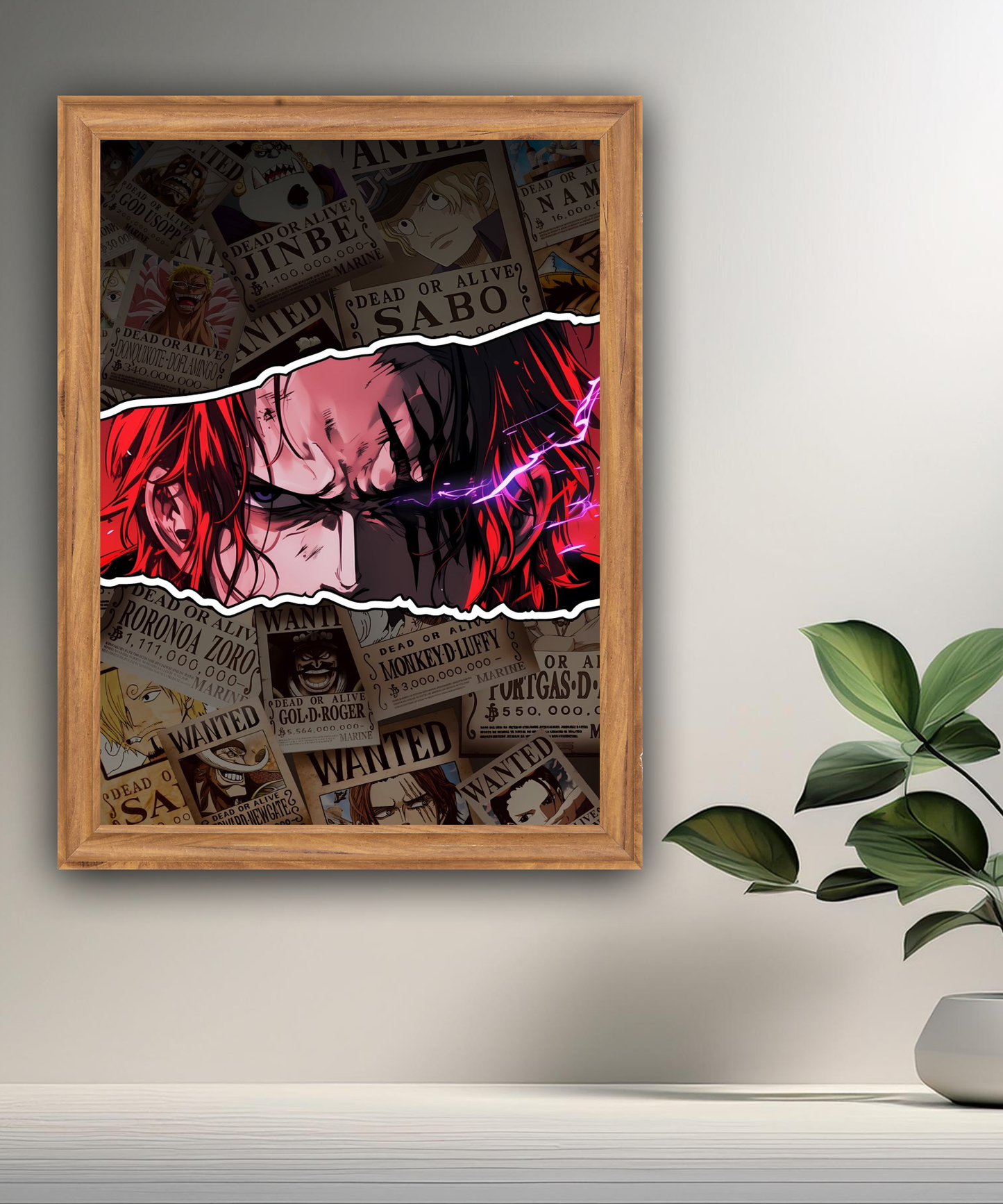 Cadre photo Shanks One Piece