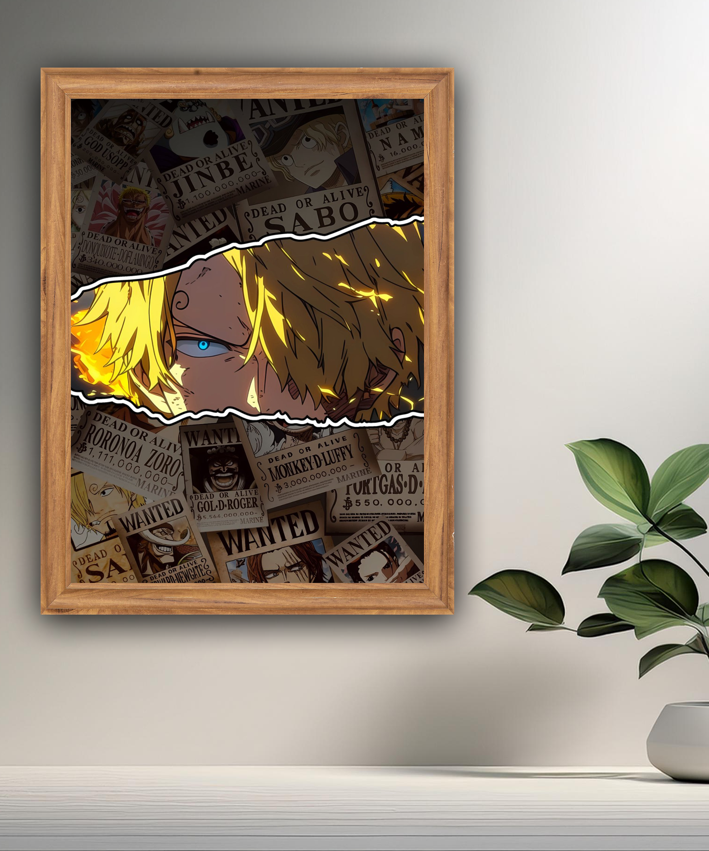 Cadre photo Sanji One Piece