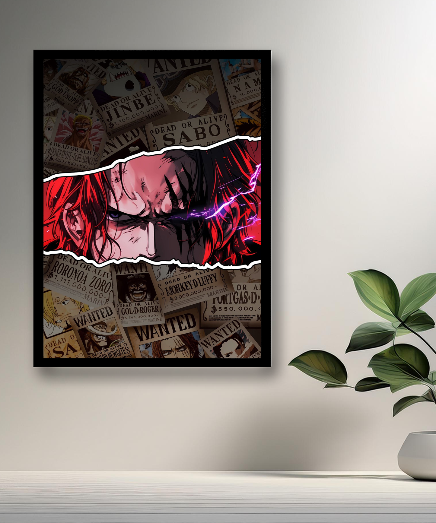 Cadre photo Shanks One Piece