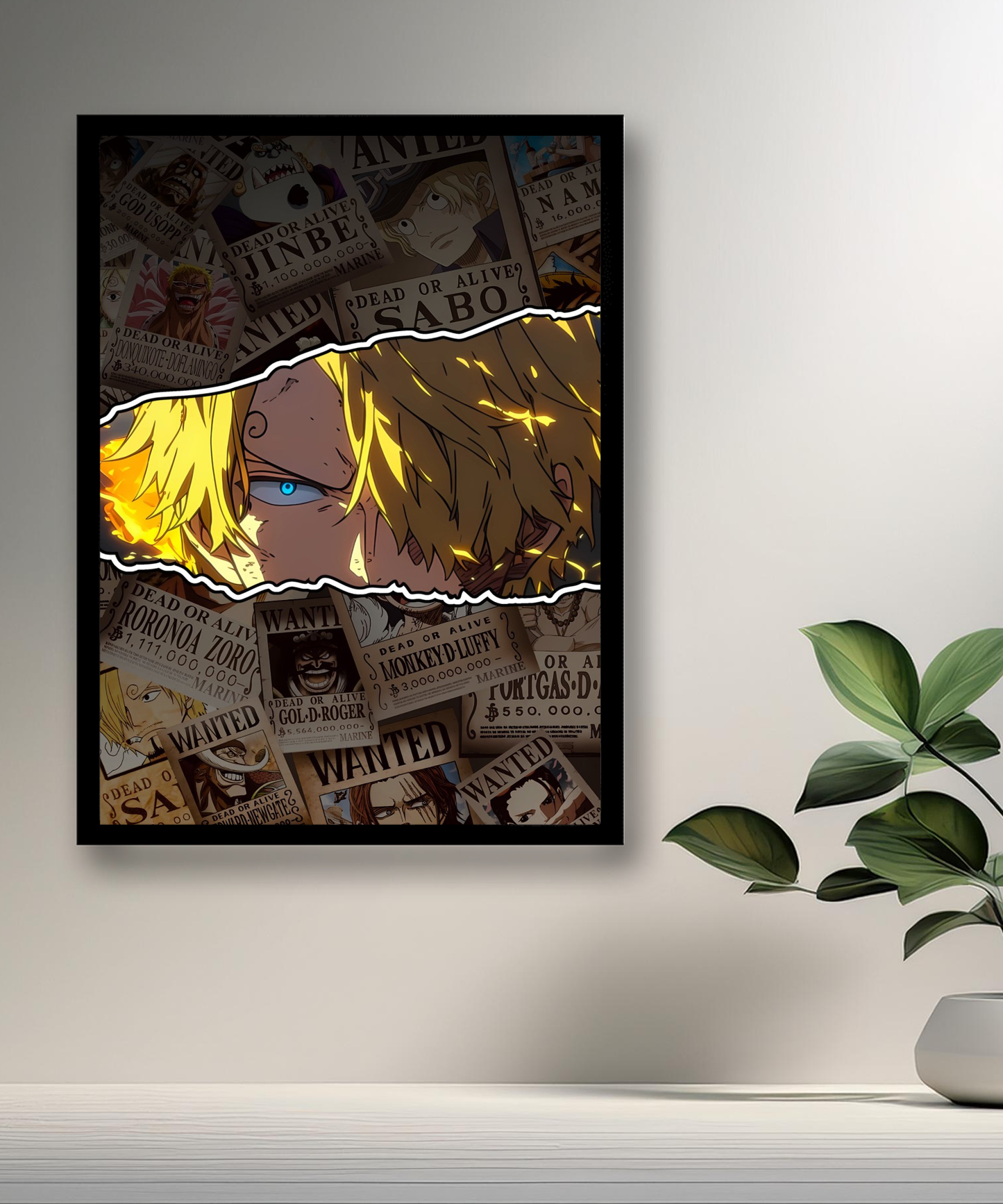 Cadre photo Sanji One Piece
