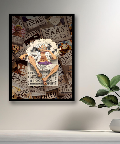 Cadre photo Luffy One Piece Gear