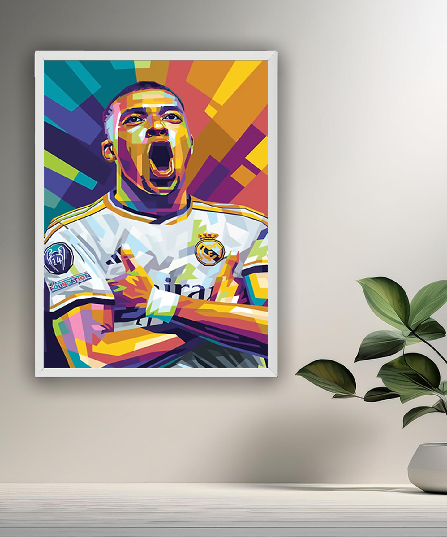 Cadre photo de Kylian Mbappé