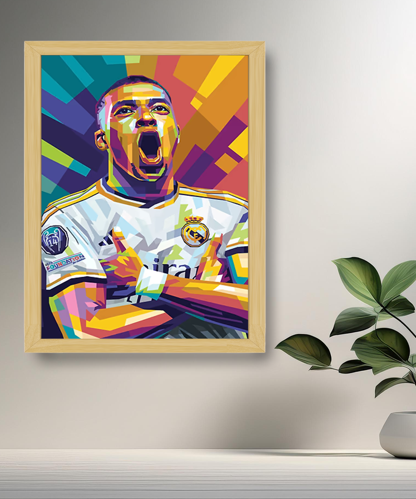 Cadre photo de Kylian Mbappé