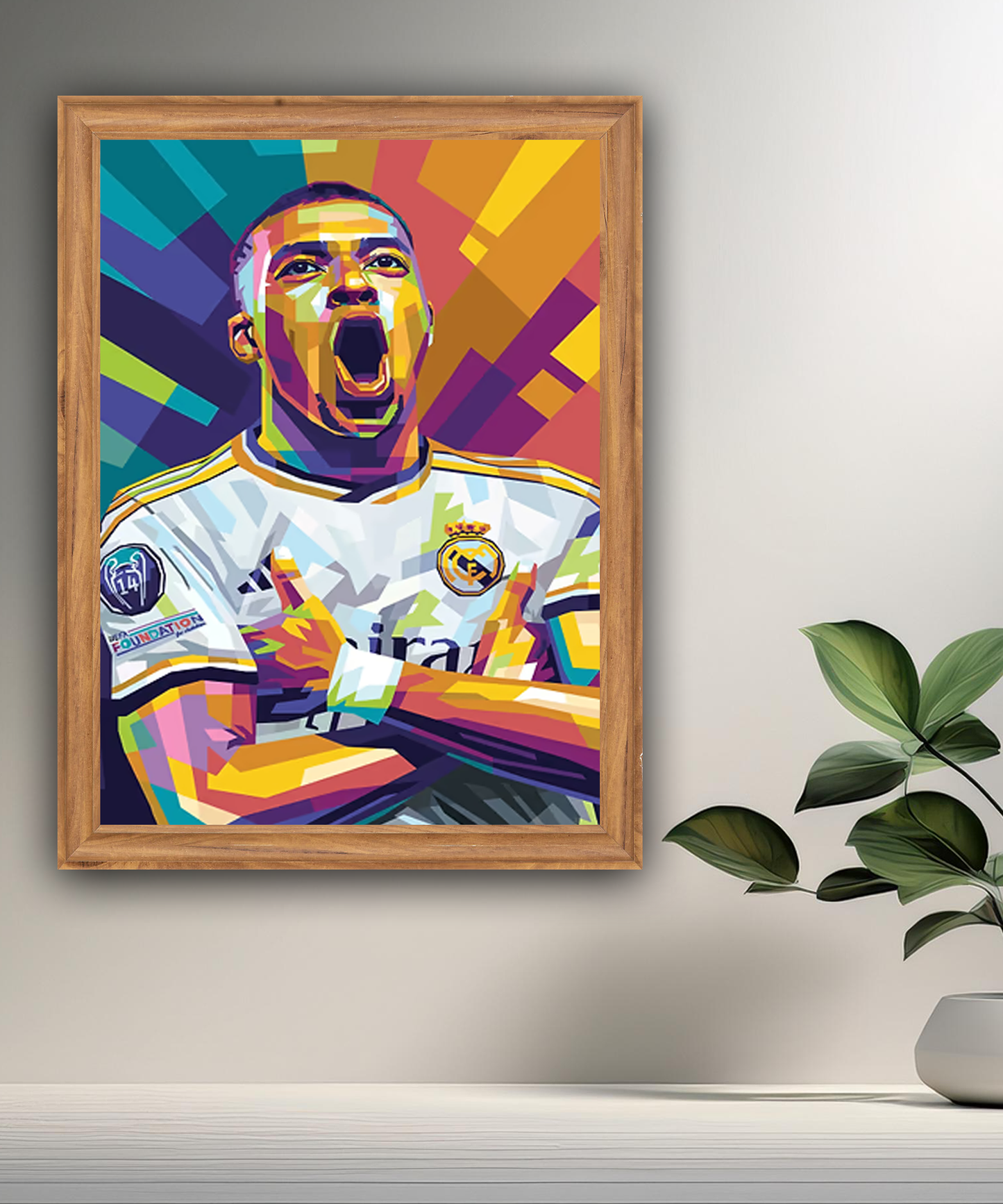 Cadre photo de Kylian Mbappé