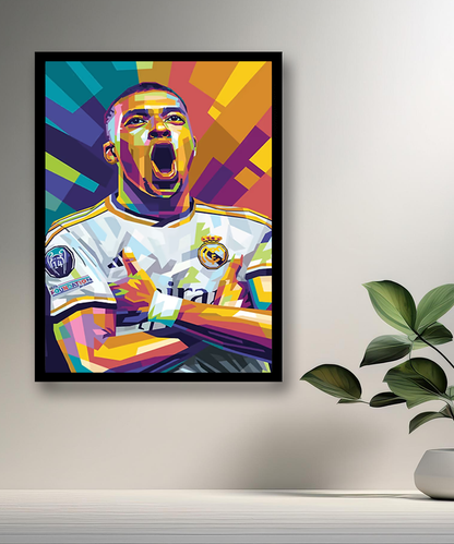 Cadre photo de Kylian Mbappé