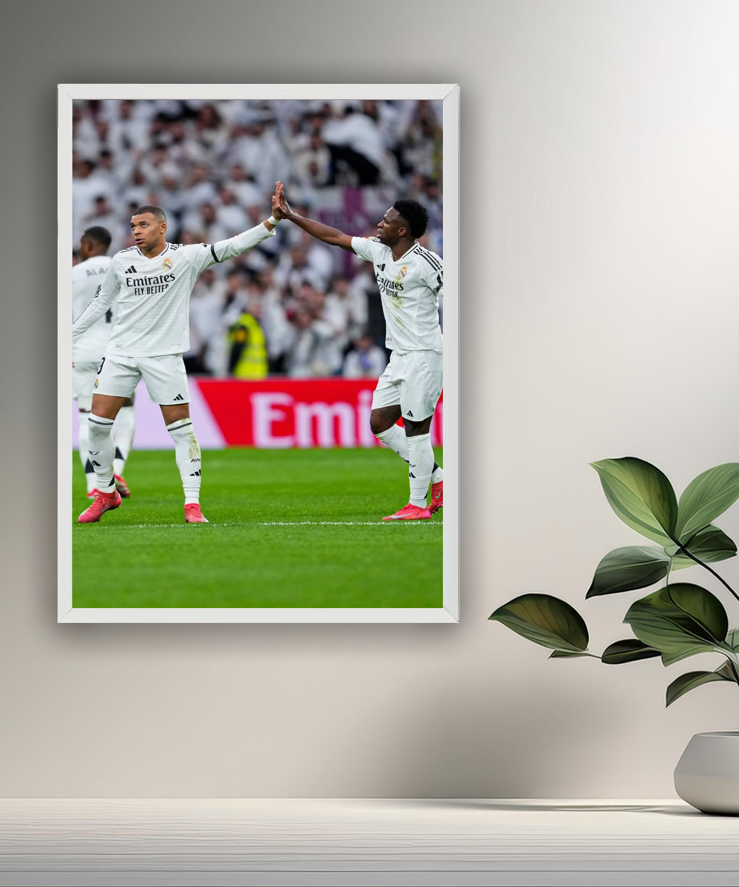 Cadre photo de Mbappé x Vinicius
